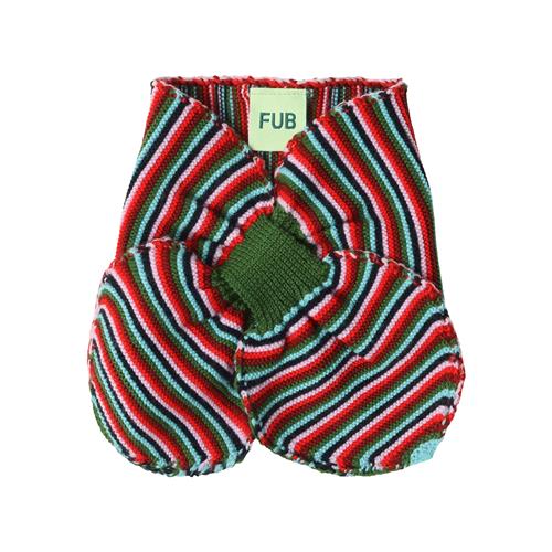 FUB Tørklæde Af Uld Til Slædekørsel Multi Stripe  Multi Stripe-100/120 cm  Rød  100/120 cm  unisex