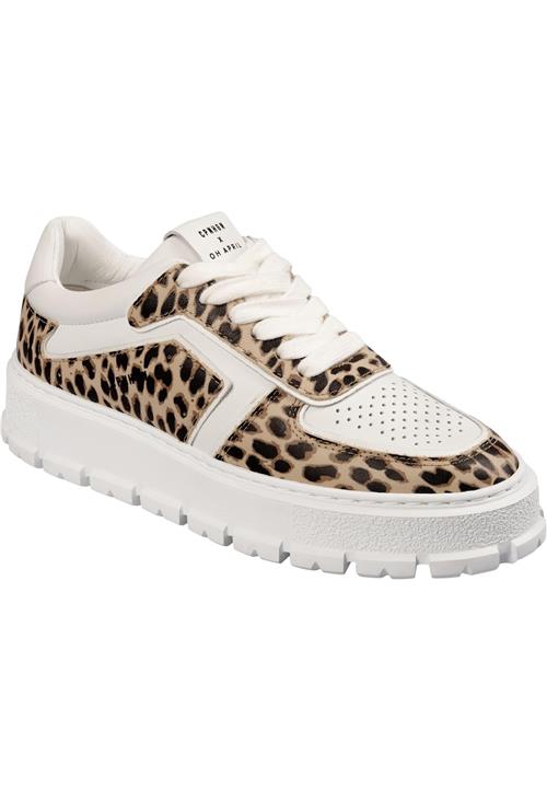 OH APRIL Sneaker low 'CPH332 x Oh April''  mørkebeige / choko / sort / hvid