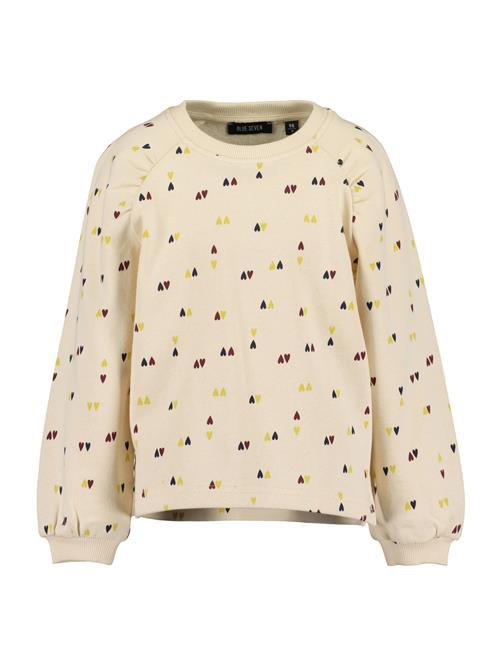 BLUE SEVEN Sweatshirt  beige / mørkeblå / safran / burgunder