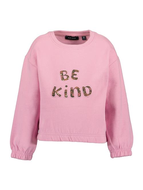 BLUE SEVEN Sweatshirt  brun / mørkegrøn / lyserød
