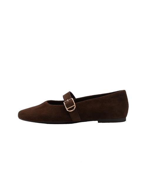 VAGABOND SHOEMAKERS Ballerinasko med rem 'Jolin'  brun