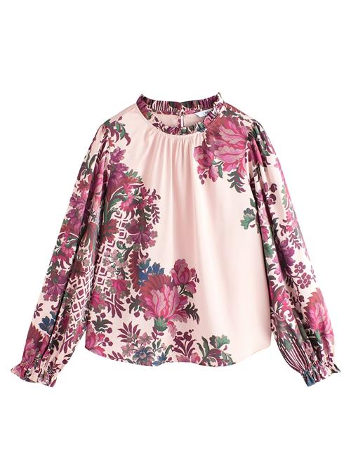 Next Bluse  mørkeblå / mørkegrøn / cyclam / rosé