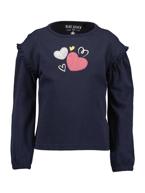 BLUE SEVEN Bluser & t-shirts  natblå / gul / lys pink / hvid