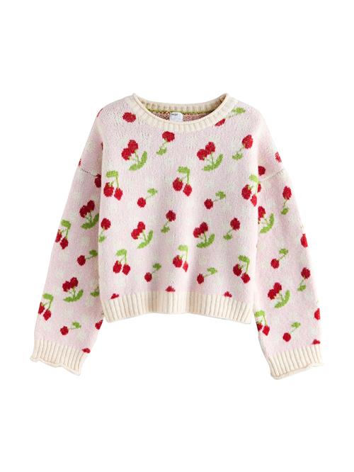 Next Pullover  grøn / lyserød / rød / hvid