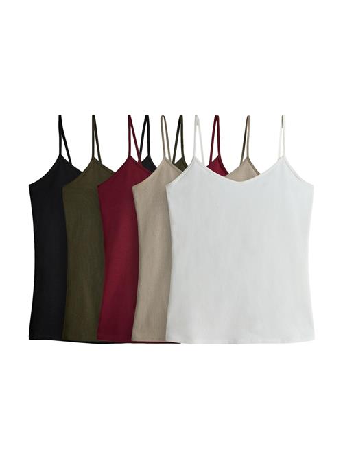 The Set Overdel  kit / oliven / vinrød / sort / hvid