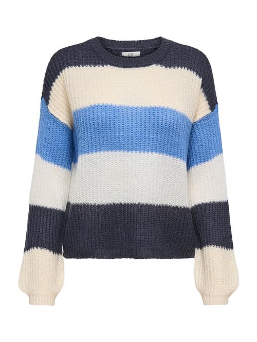 JDY Pullover 'JDYBADUT'  creme / lyseblå / mørkeblå / hvid