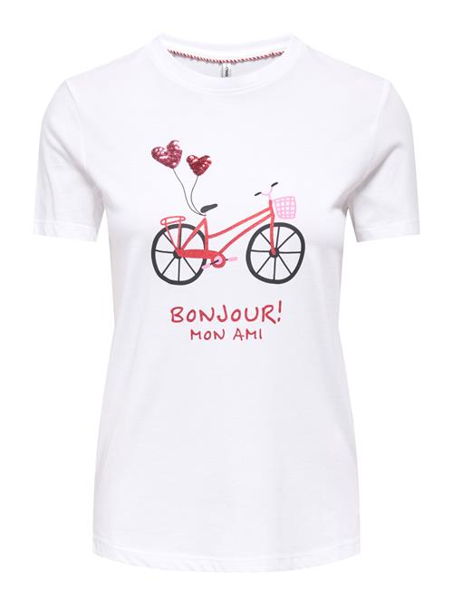 ONLY Shirts 'ONLKITA'  pink / sort / hvid