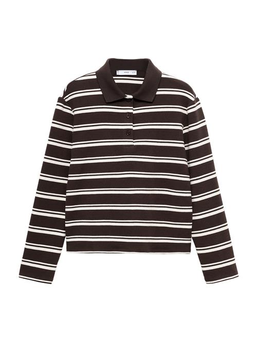 MANGO Shirts 'AUSTIN'  choko / hvid