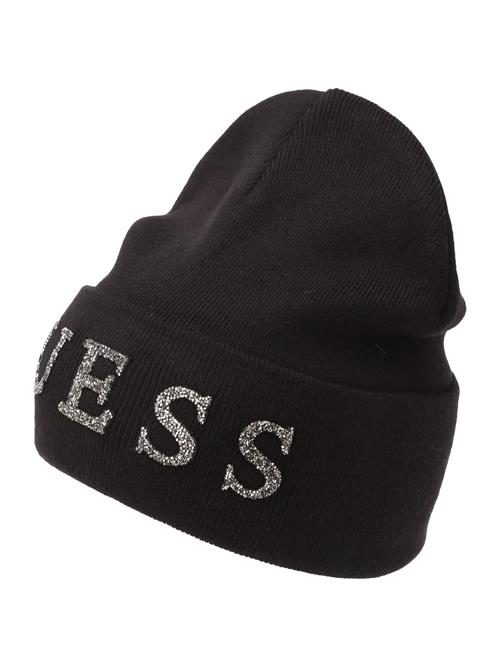 GUESS Hue 'BEANIE'  sort / sølv