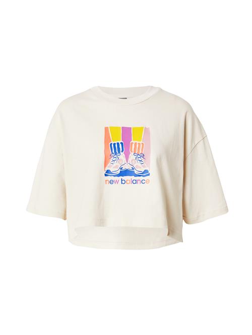 new balance Shirts  creme / blå / gul / orkidee
