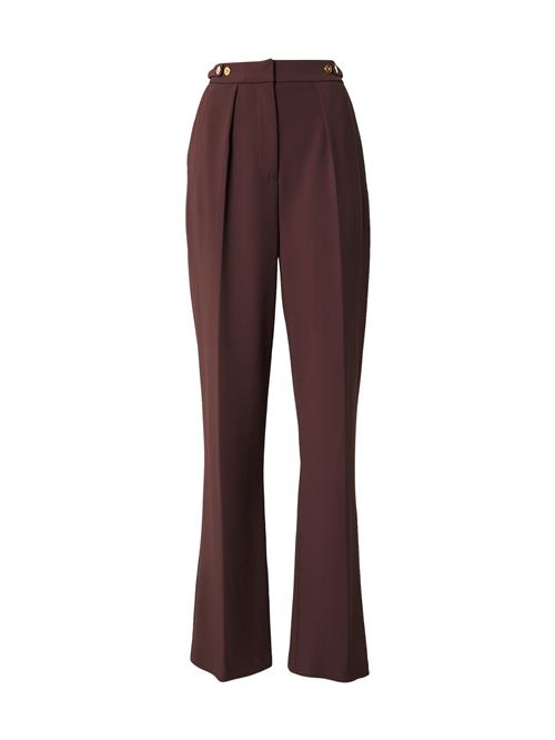 Elisabetta Franchi Bukser med fals  bordeaux