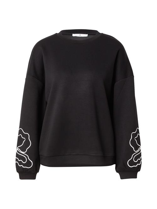 Hailys Sweatshirt 'Ha44riet'  sort / hvid