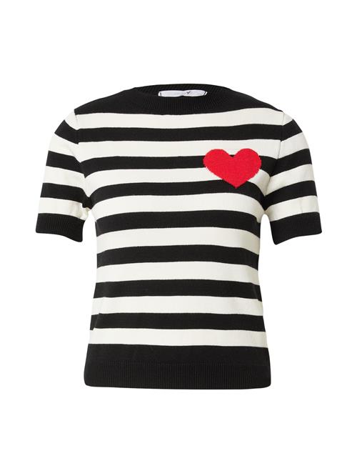 Hailys Pullover 'Ma44riah'  rød / sort / hvid
