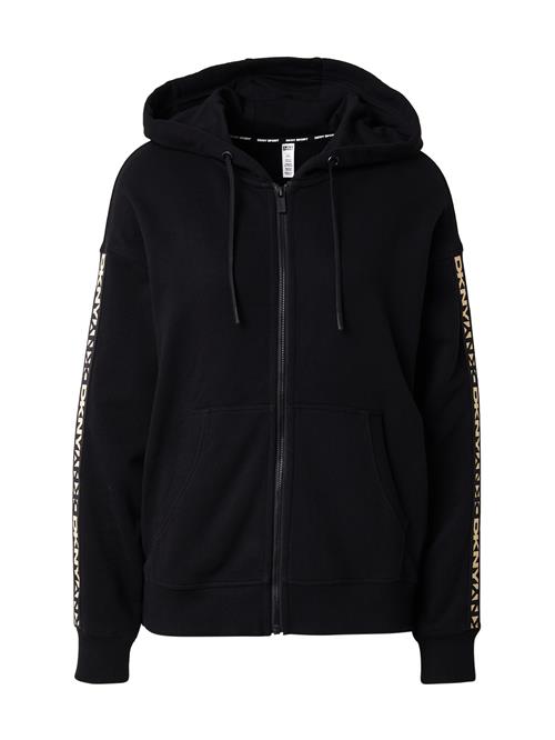 DKNY Performance Sportssweatjakke  sand / sort