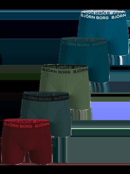 Björn Borg Cotton Stretch Boxers 5-pack Blå, 170