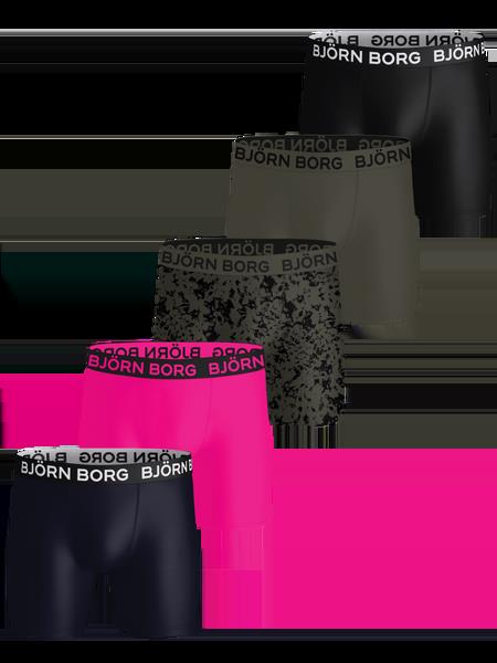 Björn Borg Sports Microfiber Boxers 5-pack Sort, M