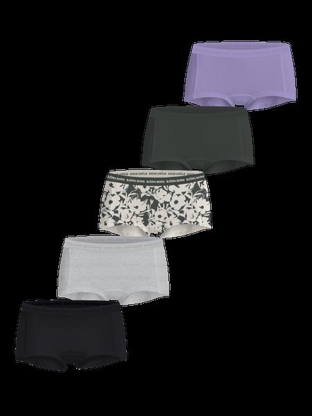 Björn Borg Everyday Cotton Boxers Shorts 5-pack Sort, XL