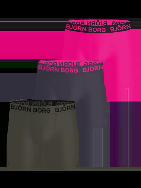 Björn Borg Sports Microfiber Boxers 3-pack Grøn, XXL