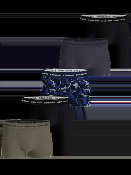 Björn Borg Cotton Stretch Trunks 5-pack Sort, S