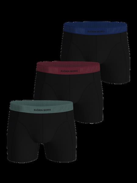 Björn Borg Organic Cotton Stretch Boxers 3-pack Sort, XL