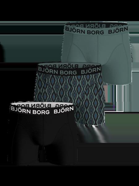 Björn Borg Bamboo Cotton Blend Boxers 3-pack Sort, XL