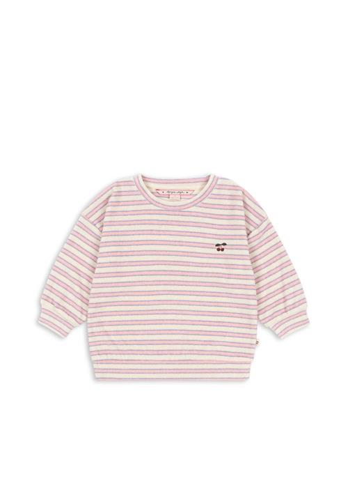 Konges Sløjd Itty Sweatshirt Lolly Stripe  Lolly Stripe 2 Y  Lyserød  2 år  kvinde