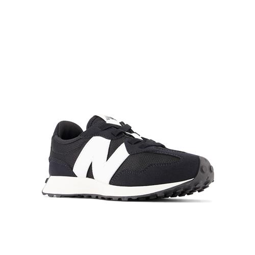 New Balance 327 Kids Bungee Lace Sneakers Black  Black 28 EU  Sort  28 EU  mand