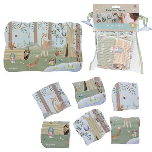 Little Dutch Forest Friends Puslespil I Badet Multi  Multi-One Size  Brun  One Size  unisex