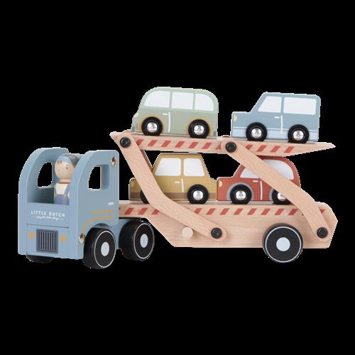 Little Dutch Truck Blue Blue  Blue-One Size Wood Blå  One Size  unisex