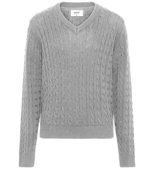 Grunt Bluse - Strik - GrAron - Grey Melange