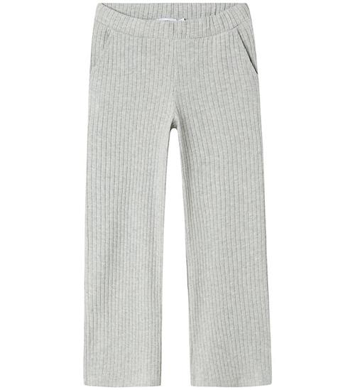 Name it Bukser - Rib - Polyester/Viskose - NkfOlene - Grey Melan
