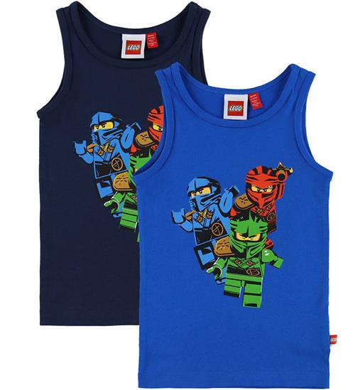 LEGOÂ® Wear Ninjago Undertrøjer - 2-pak - LwaGan - Blå