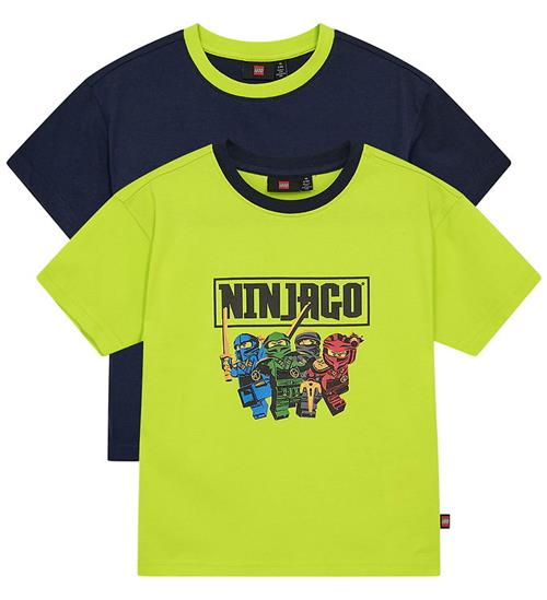 LEGOÂ® Wear T-shirt - Ninjago - 2-pak - LwTaffy - Blå - Gul