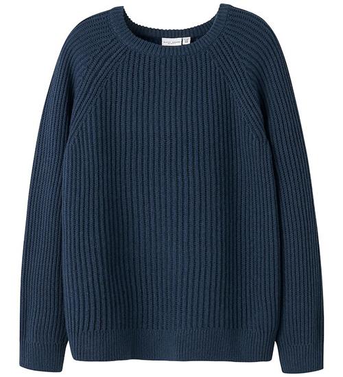 Name It Bluse - Strik - Rib - NkmVolly - Insignia Blue