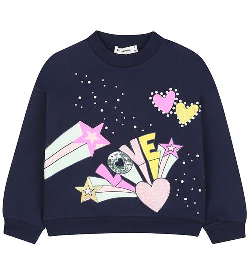 Billieblush Sweatshirt - Navy m. Print