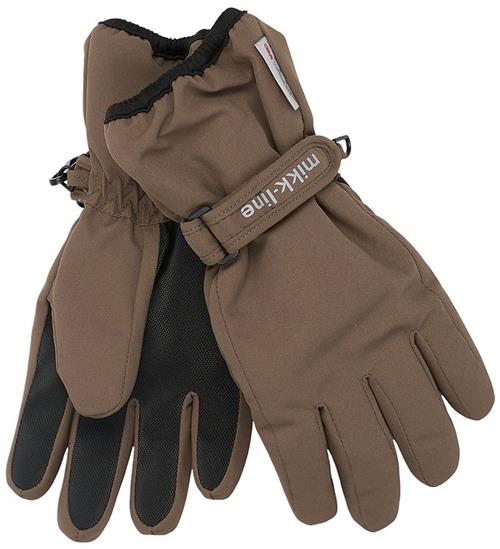 Mikk-Line Handsker m. Fleece - Chocolate Chip