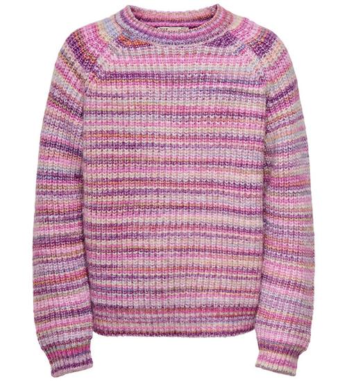Kids Only Bluse - Strik - Rib - KogCarly-Mia - Rose Wine/Multico