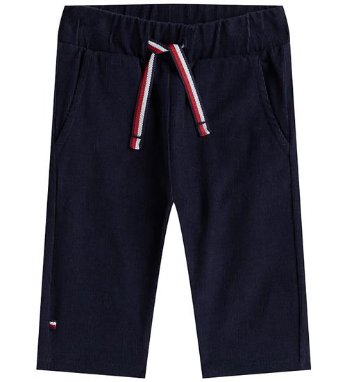 Tommy Hilfiger Fløjlsbukser - Dark Night Navy