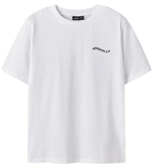 LMTD T-shirt - NlfHeart - Bright White/Blå