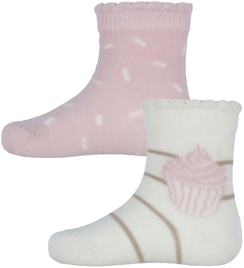 Name It Strømper - NbfNupcake - 2-pak - Cloud Dancer/Burnished L