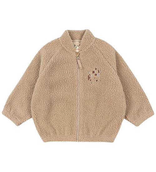 Konges Sløjd Fleecejakke - Jazz Teddy - Oxford Tan