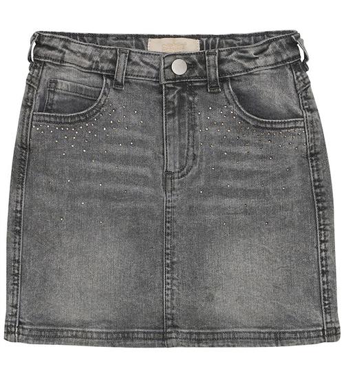 Creamie Nederdel - Light Grey Denim