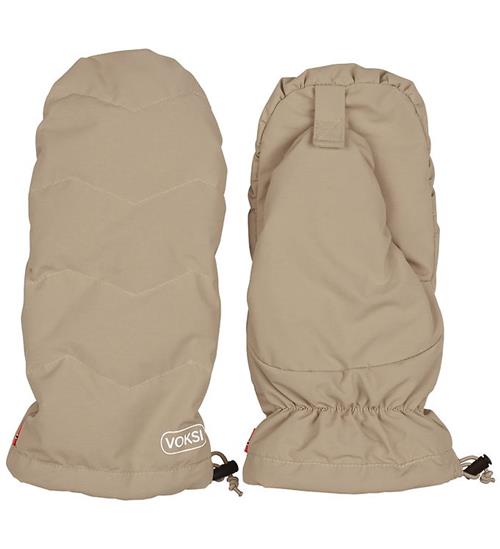Voksi Barnevognshandsker - Dark Sand/Light Grey