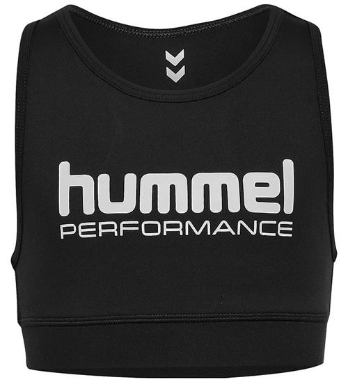 Hummel Sportstop - HmlJr Pulse - Sort m. Logo