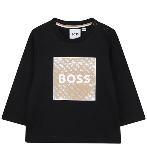 BOSS Bluse - Sort m. Print