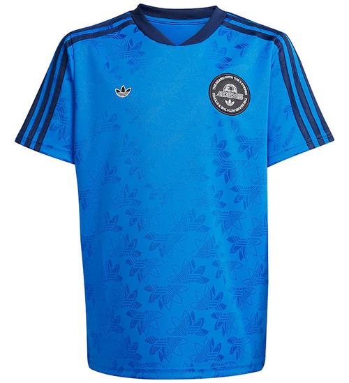 adidas Originals T-shirt - Blå m. Logoer