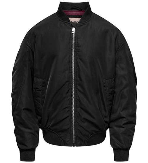 Kids Only Bomberjakke - KogMinna - Black/Mauve Wine