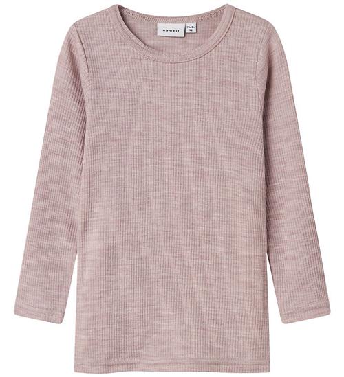 Name It Bluse - Uld - Rib - Noos - NmnWax - Shadow Gray