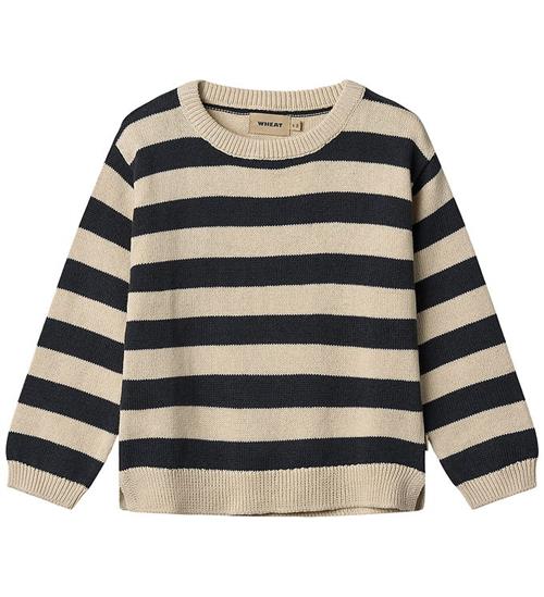 Wheat Bluse - Strik - Morgan - Navy Stripe