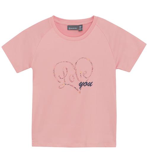 Color Kids T-shirt - Coral Blush